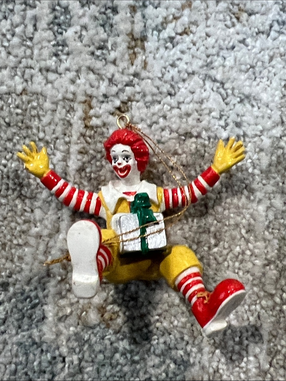 Ronald McDonald Christmas ornament 90s
